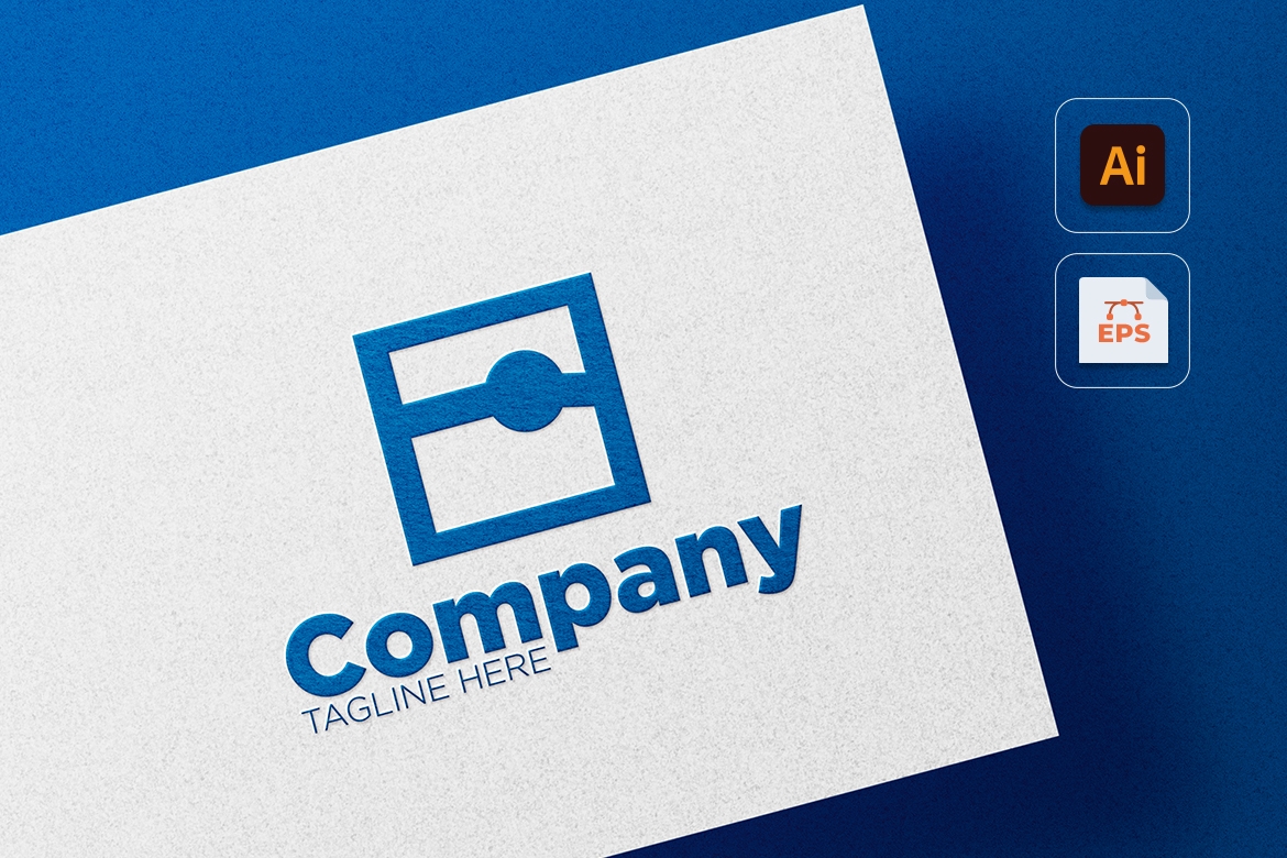 Blue Business Company Logo